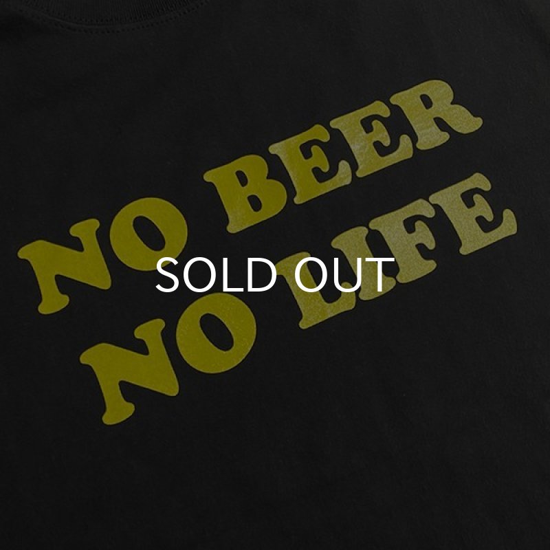 画像2: NO BEER NO LIFE Tシャツ (SUMI/LEMON) (2)