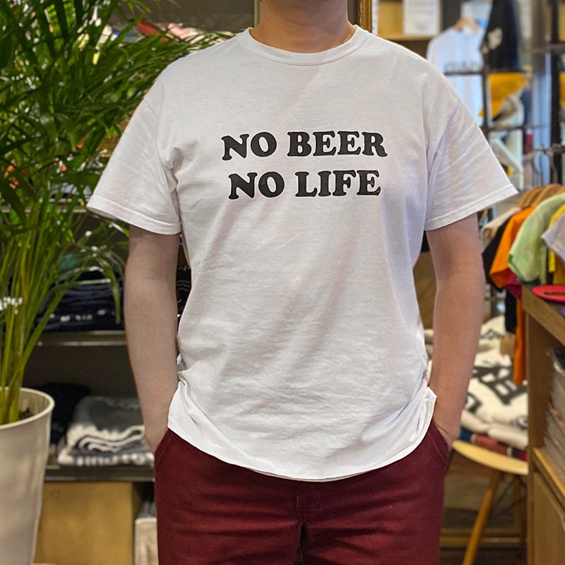 画像2: NO BEER NO LIFE Tシャツ (WHITE) (2)