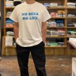 画像3: NO BEER NO LIFE Tシャツ (WHITE/METALLIC BLUE) (3)