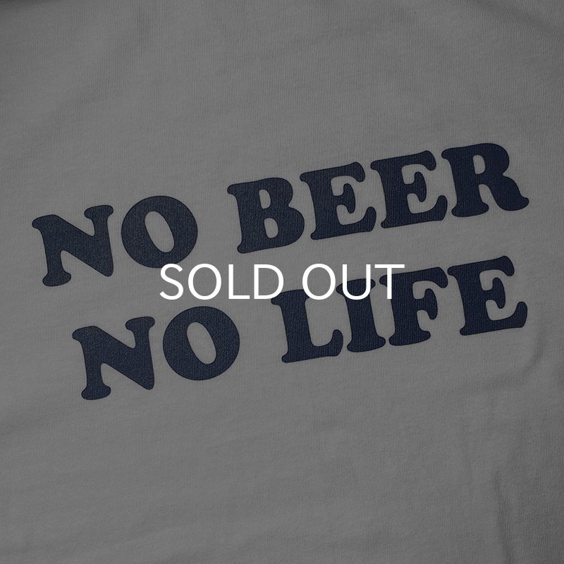 画像2: NO BEER NO LIFE Tシャツ (WHITE/NAVY) (2)