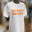 画像4: NO BEER NO LIFE Tシャツ (WHITE/SCARLET) (4)