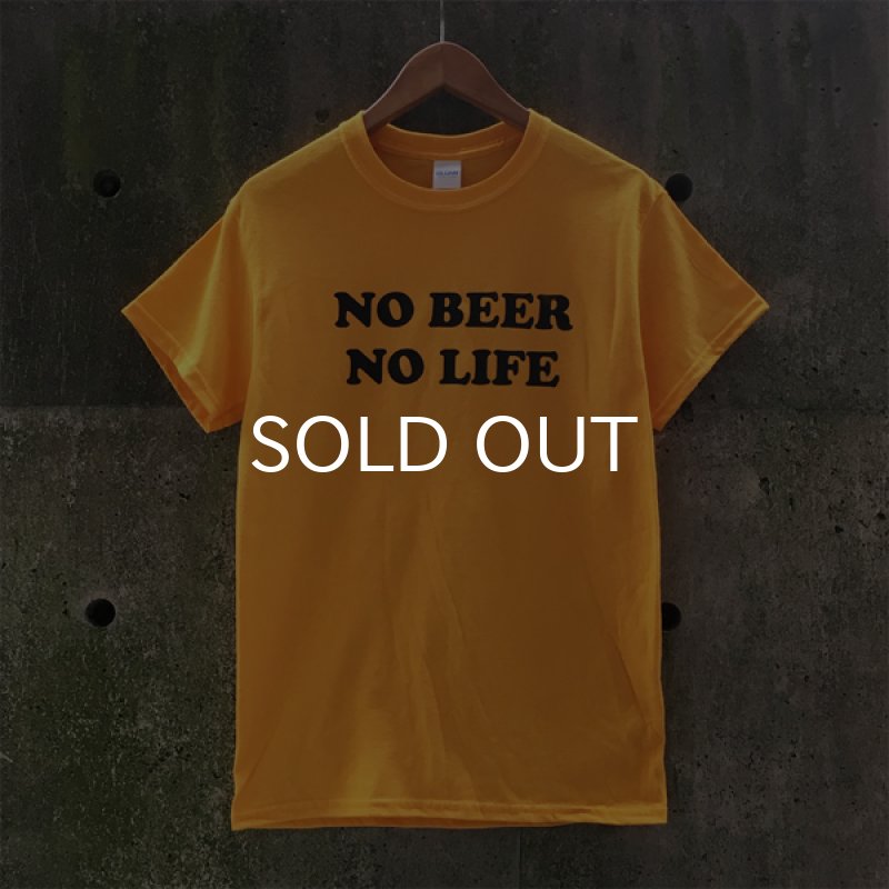 画像2: NO BEER NO LIFE Tシャツ (GOLD) (2)