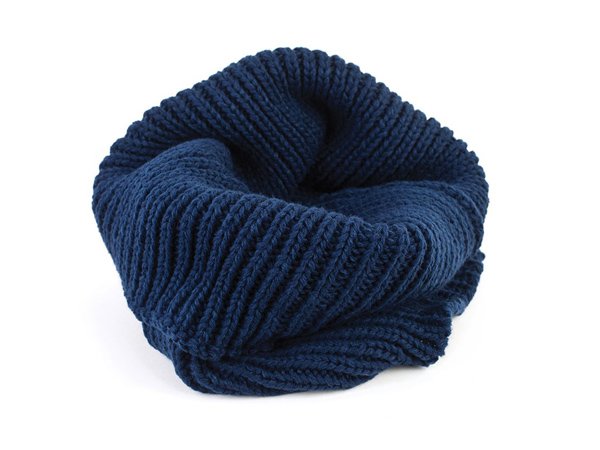 画像1: BRIXTON / GRACE SCARF (NAVY) (1)