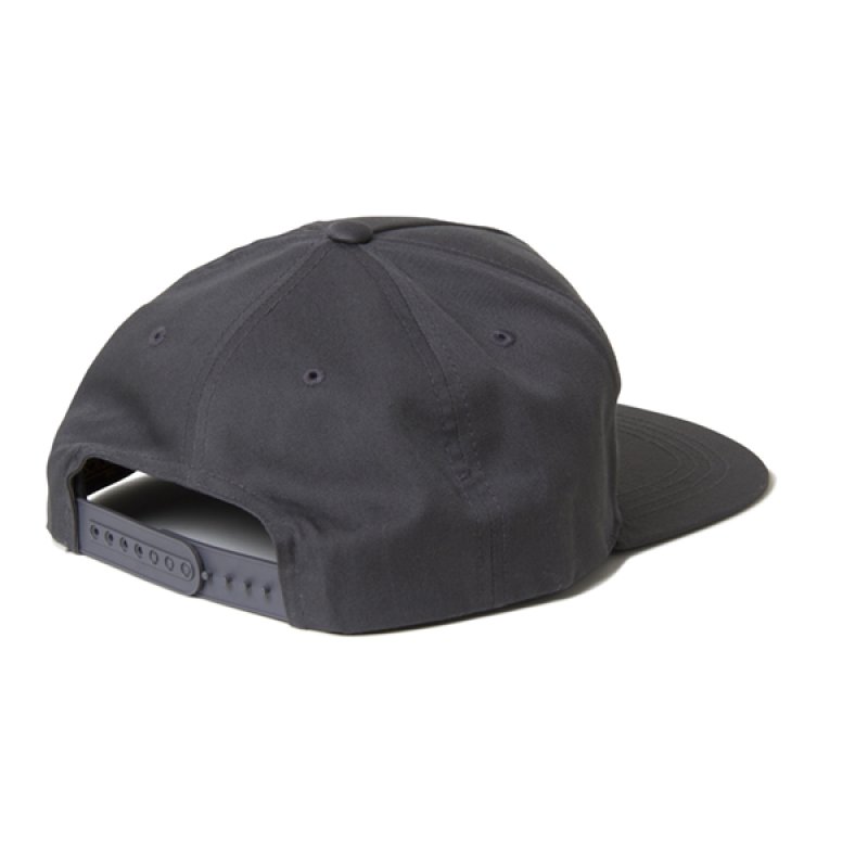画像4: FLEXFIT / UNSTRUCTURED 5-PANEL SNAPBACK CAP (BLACK) (4)