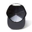 画像5: FLEXFIT / UNSTRUCTURED 5-PANEL SNAPBACK CAP (BLACK) (5)
