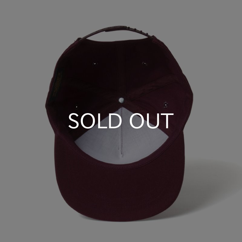 画像3: 【お取寄せ】FLEXFIT / UNSTRUCTURED 5-PANEL SNAPBACK CAP (MAROON) (3)