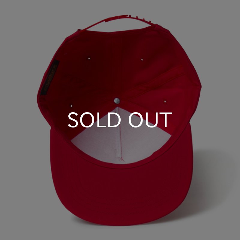 画像3: 【お取寄せ】FLEXFIT / UNSTRUCTURED 5-PANEL SNAPBACK CAP (RED) (3)