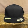 画像3: FLEXFIT / RECYCLED CLASSIC SNAPBACK CAP JAPAN LIMITED (BLACK) (3)