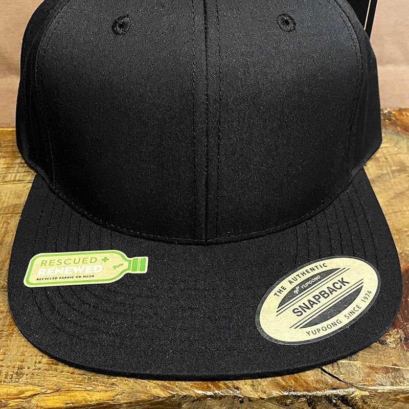 画像4: FLEXFIT / RECYCLED CLASSIC SNAPBACK CAP JAPAN LIMITED (BLACK) (4)