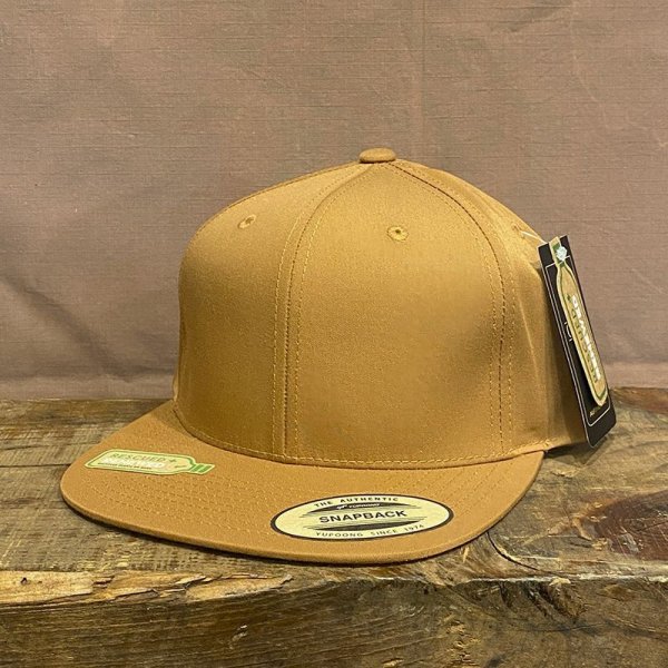 画像1: FLEXFIT / RECYCLED CLASSIC SNAPBACK CAP JAPAN LIMITED (LIGHT BROWN) (1)