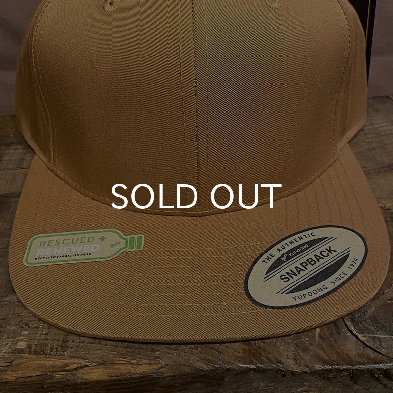 画像4: FLEXFIT / RECYCLED CLASSIC SNAPBACK CAP JAPAN LIMITED (LIGHT BROWN) (4)