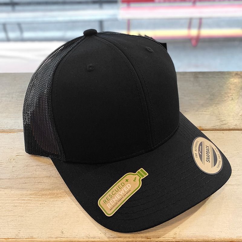 画像2: FLEXFIT / RECYCLED TRUCKER CAP JAPAN LIMITED (BLACK) (2)