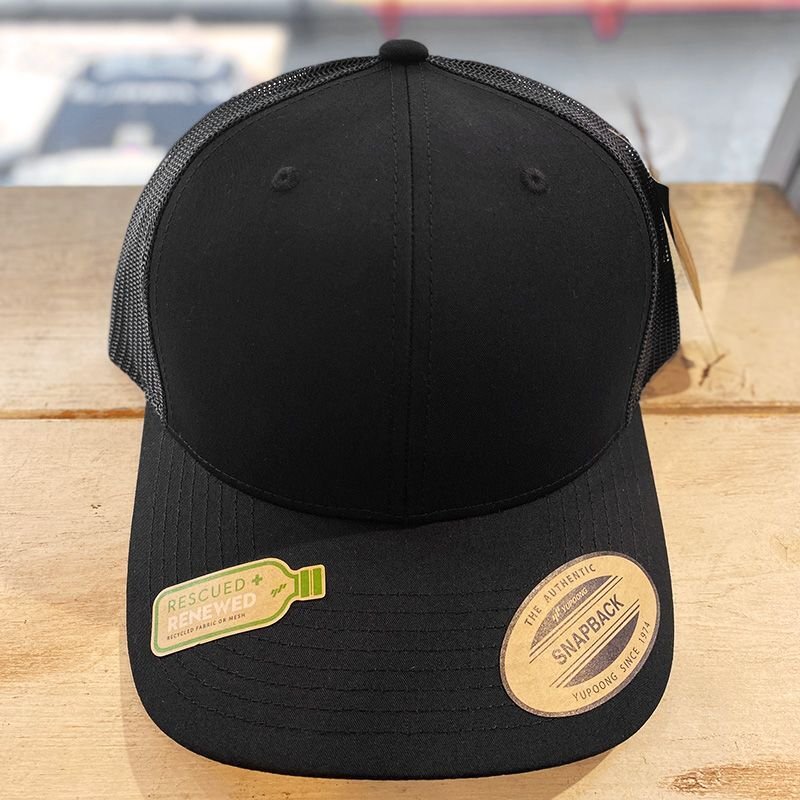 画像1: FLEXFIT / RECYCLED TRUCKER CAP JAPAN LIMITED (BLACK) (1)