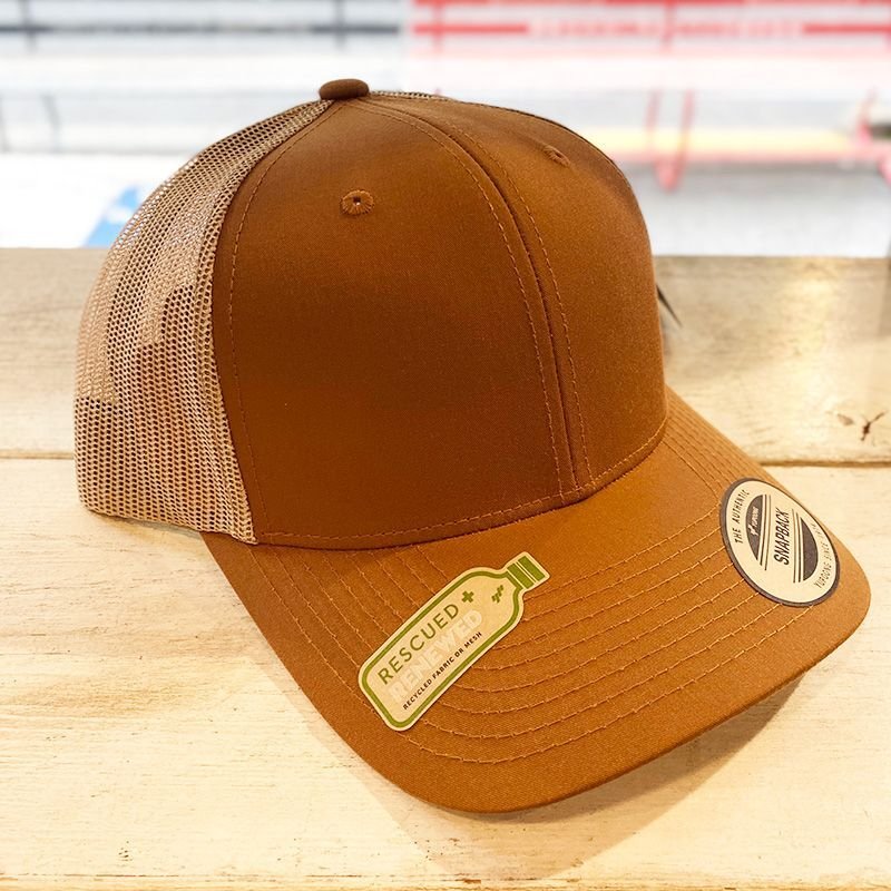 画像2: FLEXFIT / RECYCLED TRUCKER CAP JAPAN LIMITED (LIGHT BROWN) (2)