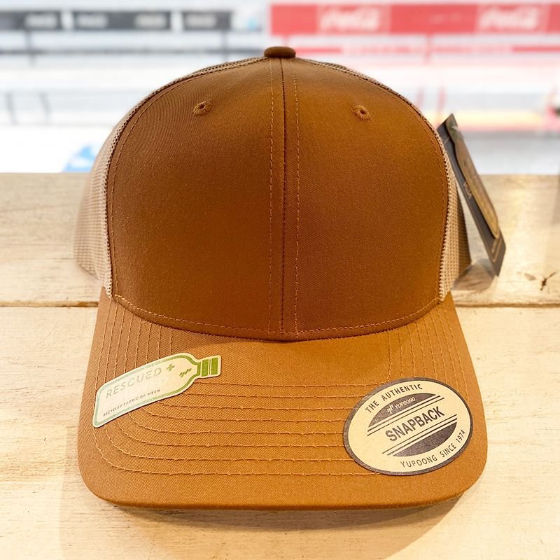 画像1: FLEXFIT / RECYCLED TRUCKER CAP JAPAN LIMITED (LIGHT BROWN) (1)