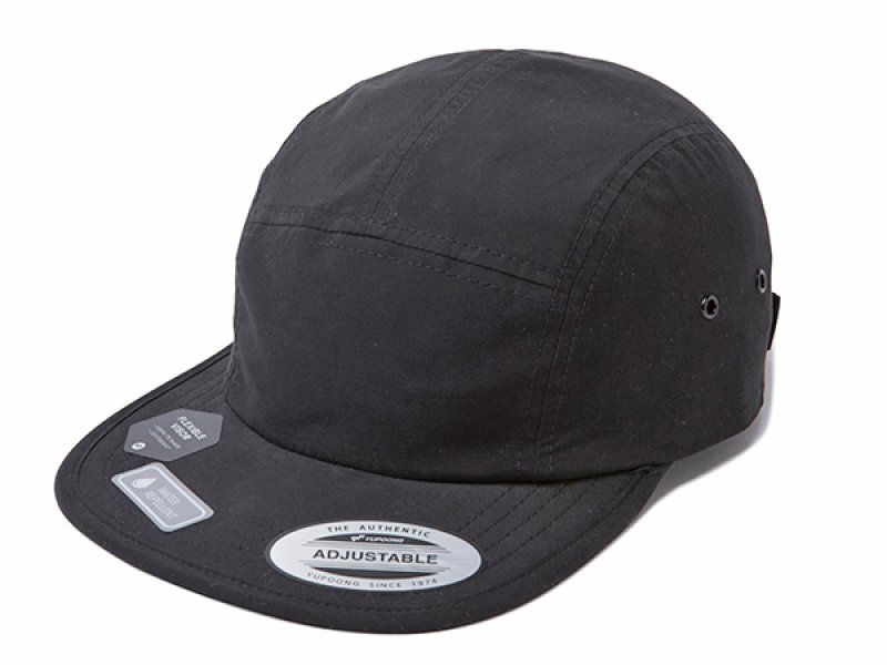画像3: 【お取寄せ】FLEXFIT / WATER REPELLENT JOCKEY CAMPER CAP (BLACK) (3)
