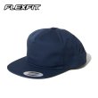 画像1: FLEXFIT / UNSTRUCTURED 5-PANEL SNAPBACK CAP (NAVY) (1)
