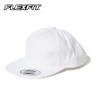 画像1: 【お取寄せ】FLEXFIT / UNSTRUCTURED 5-PANEL SNAPBACK CAP (WHITE) (1)