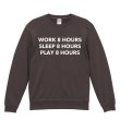 画像2: 8 HOURS CREWNECK (CHARCOAL) (2)