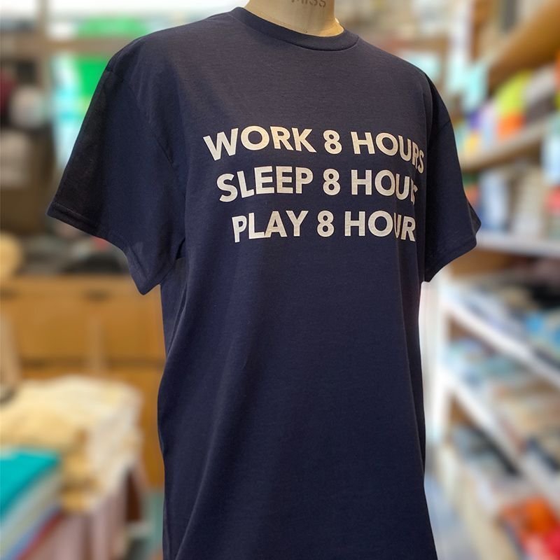 画像2: 8 HOURS Tシャツ (NAVY) (2)