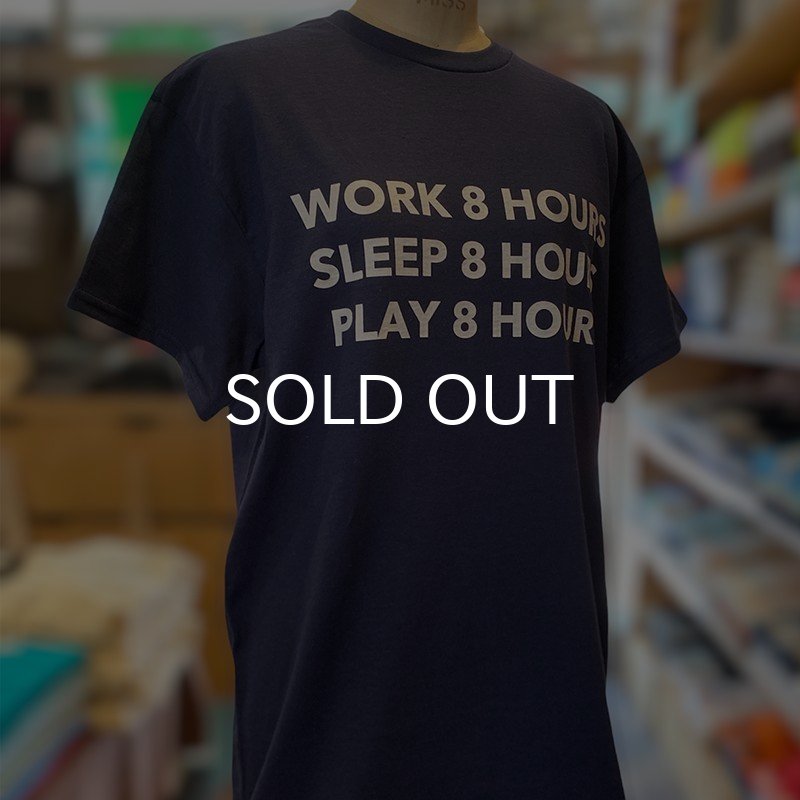 画像2: 8 HOURS Tシャツ (NAVY) (2)