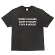 画像1: 8 HOURS Tシャツ VINTAGE WASH (BLACK) (1)