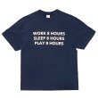 画像1: 8 HOURS Tシャツ VINTAGE WASH (NAVY) (1)