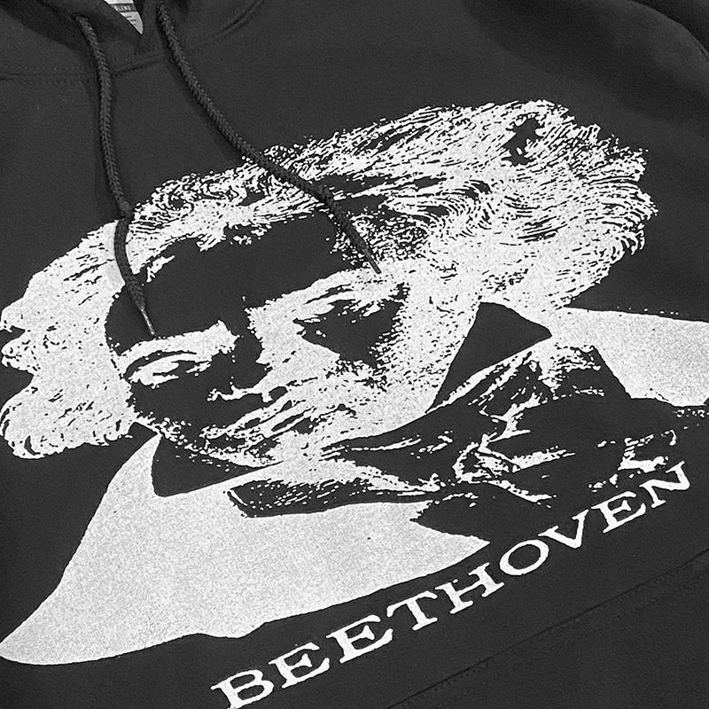 画像3: BEETHOVEN HOODIE (BLACK) (3)