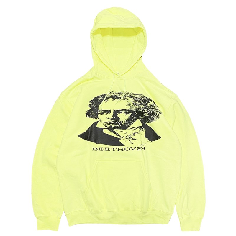 画像1: BEETHOVEN HOODIE (SAFETY GREEN) (1)