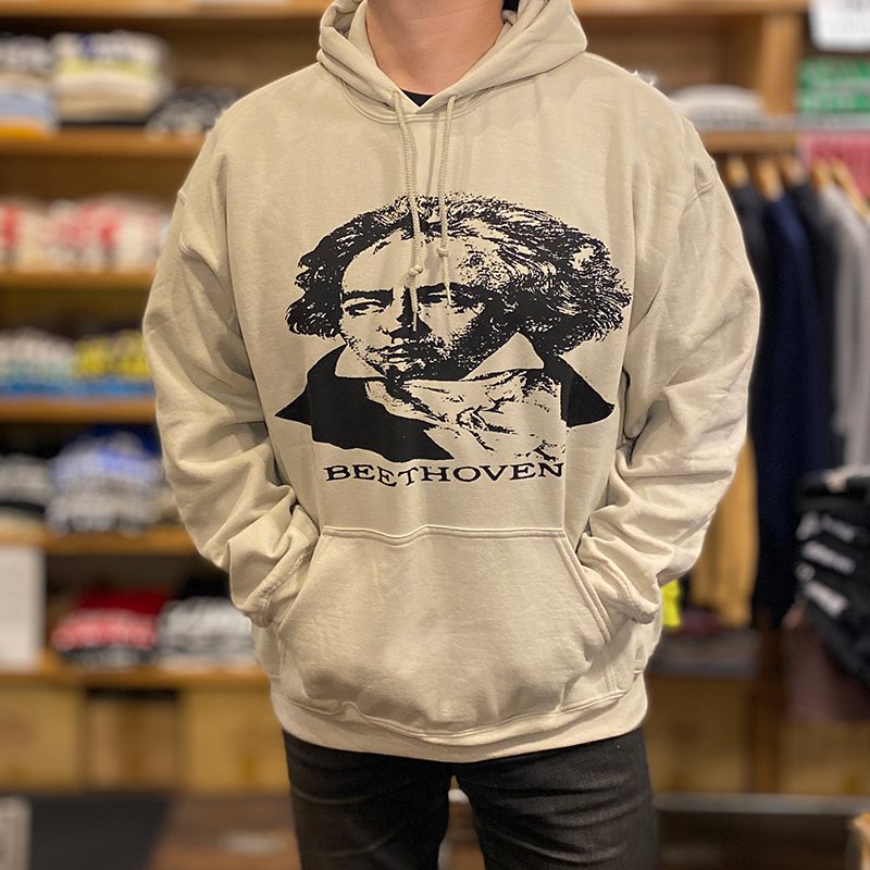 画像3: BEETHOVEN HOODIE (SAND) (3)