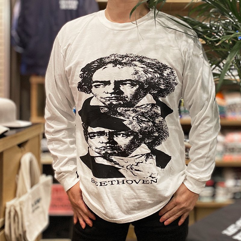 画像4: BEETHOVEN ロングスリーブTシャツ (WHITE) (4)