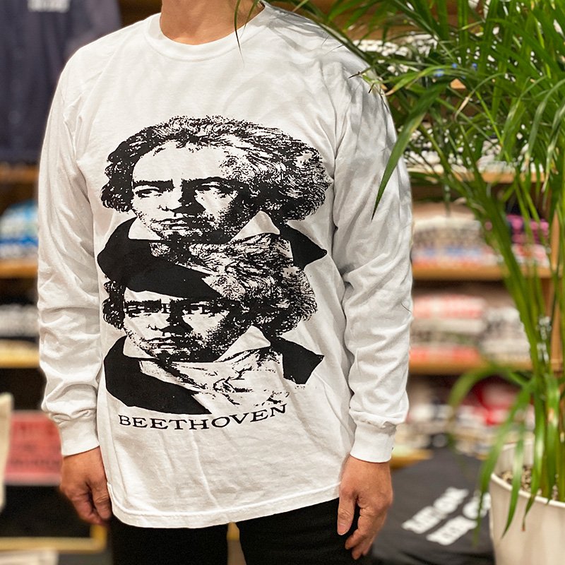 画像3: BEETHOVEN ロングスリーブTシャツ (WHITE) (3)