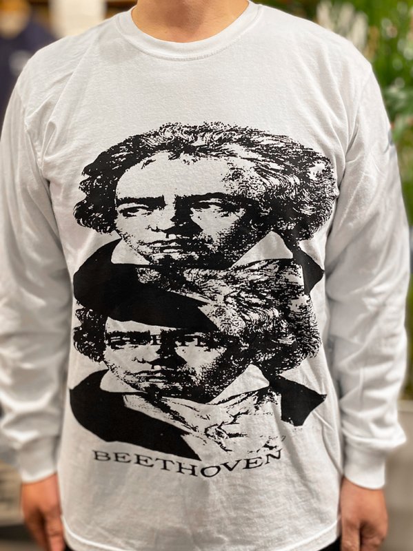 画像5: BEETHOVEN ロングスリーブTシャツ (WHITE) (5)