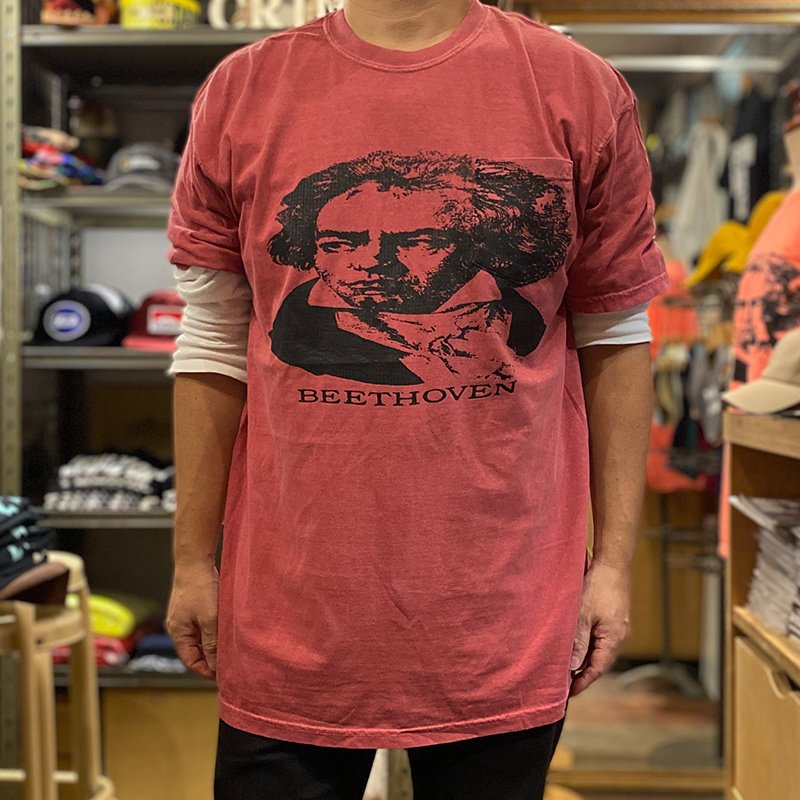 画像7: BEETHOVEN Tシャツ (CRIMSON) (7)