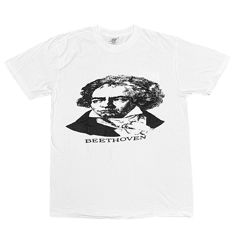 画像1: BEETHOVEN Tシャツ (WHITE) (1)