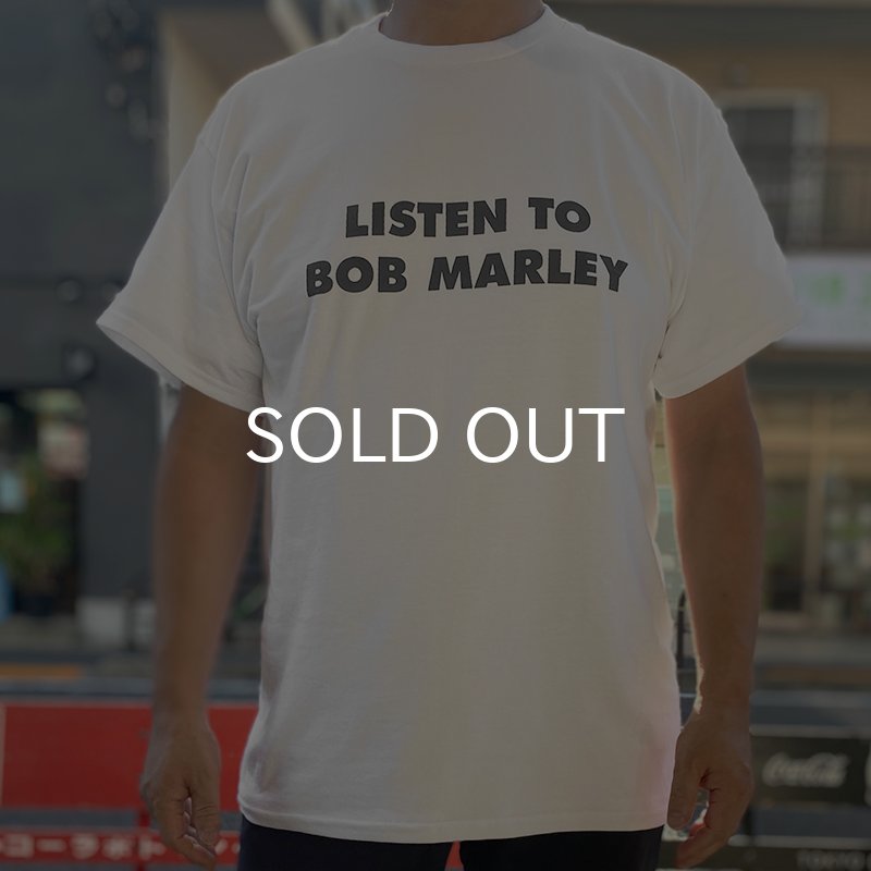 画像5: LISTEN TO BOB MARLEY Tシャツ (WHITE) (5)