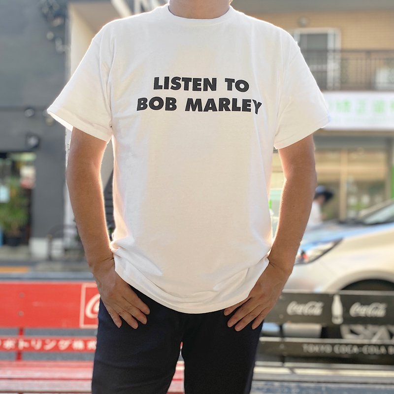 画像6: LISTEN TO BOB MARLEY Tシャツ (WHITE) (6)