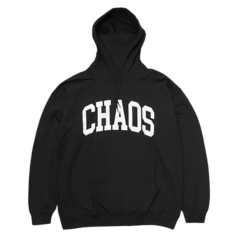 画像1: CHAOS HOODIE (BLACK) (1)