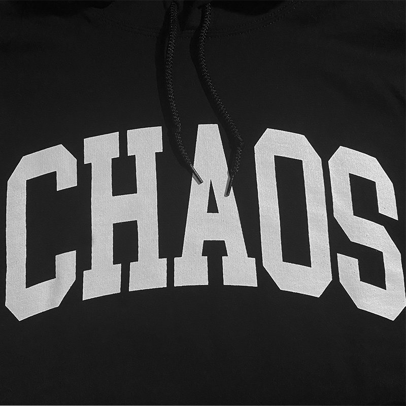 画像2: CHAOS HOODIE (BLACK) (2)