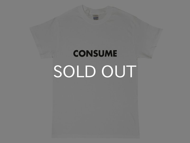 画像1: CONSUME Tシャツ (WHITE) (1)