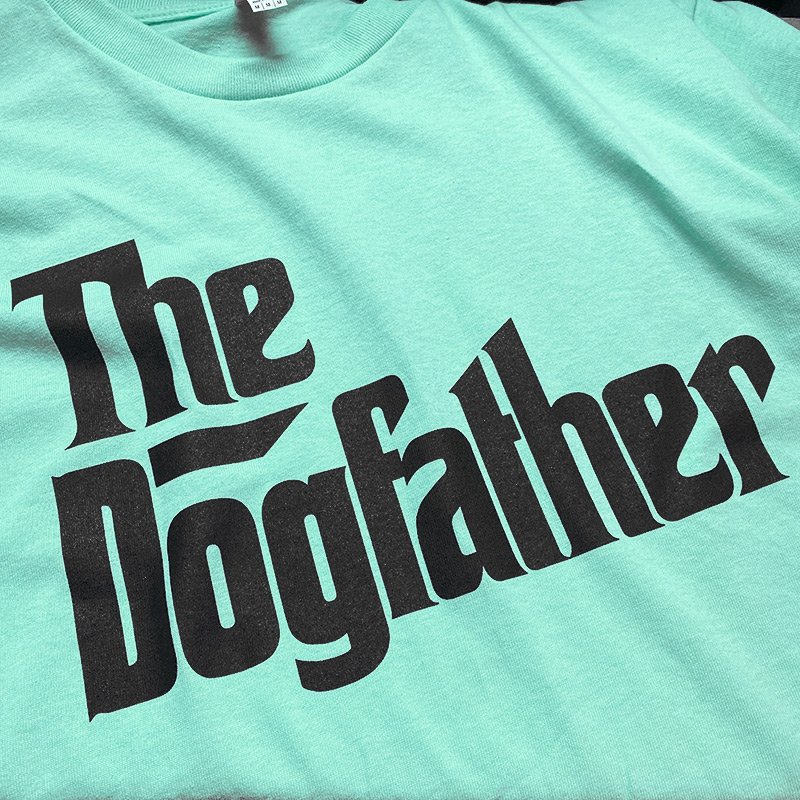画像2: THE DOGFATHER Tシャツ (CELADON) (2)