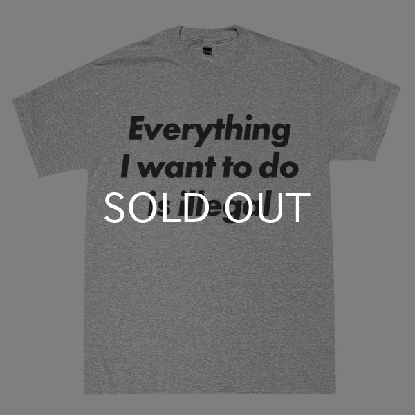 画像1: EVERYTHING I WANT TO DO IS ILLEGAL Tシャツ (HEATHER GREY) (1)