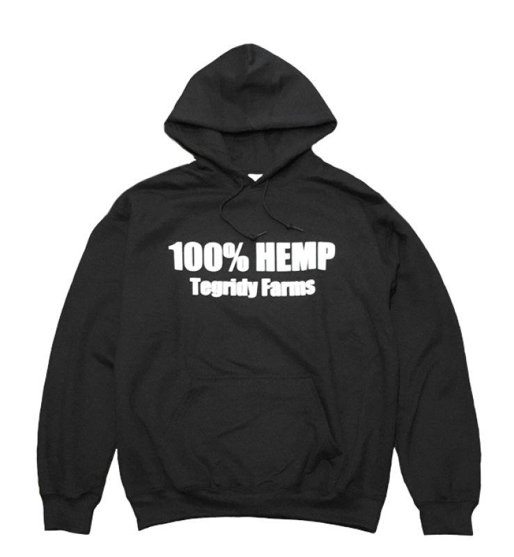 画像1: 100% HEMP TEGRIDY FARMS HOODIE (BLACK) (1)