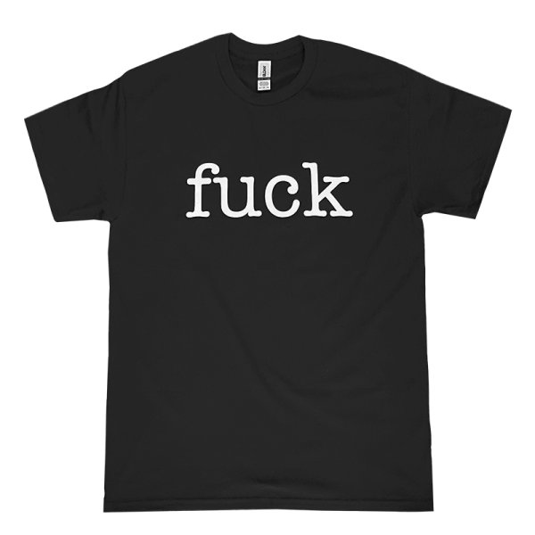 画像1: FUCK Tシャツ (BLACK) (1)