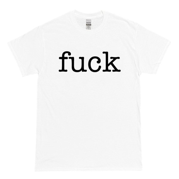 画像1: FUCK Tシャツ (WHITE) (1)