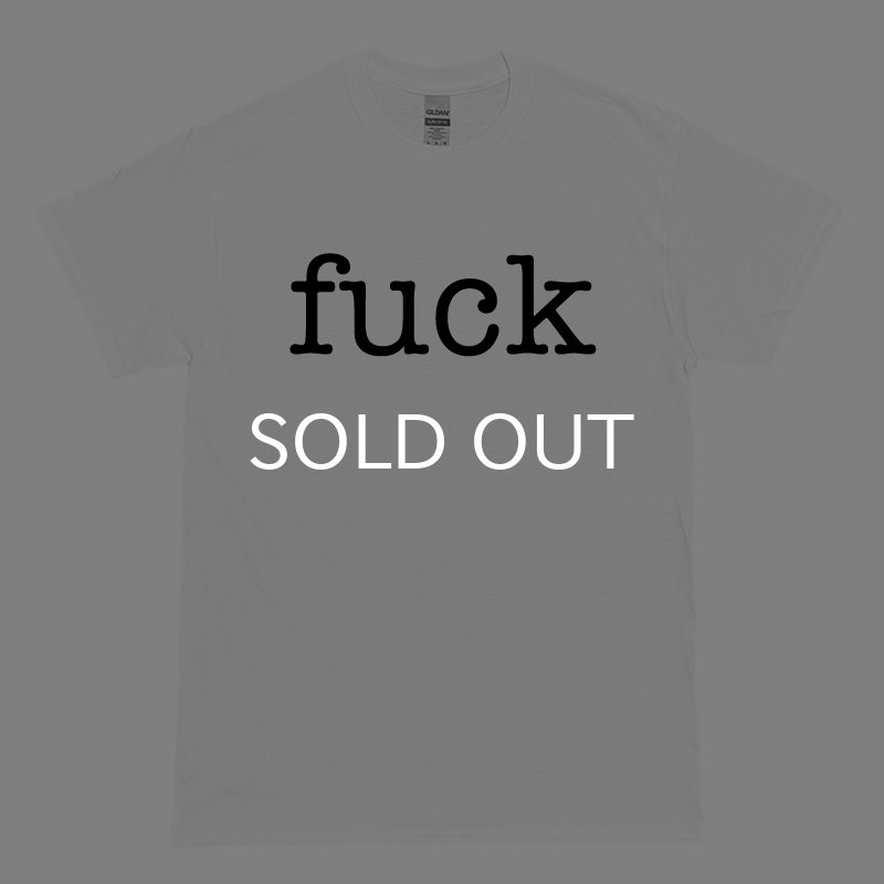 画像1: FUCK Tシャツ (WHITE) (1)