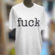 画像2: FUCK Tシャツ (WHITE) (2)