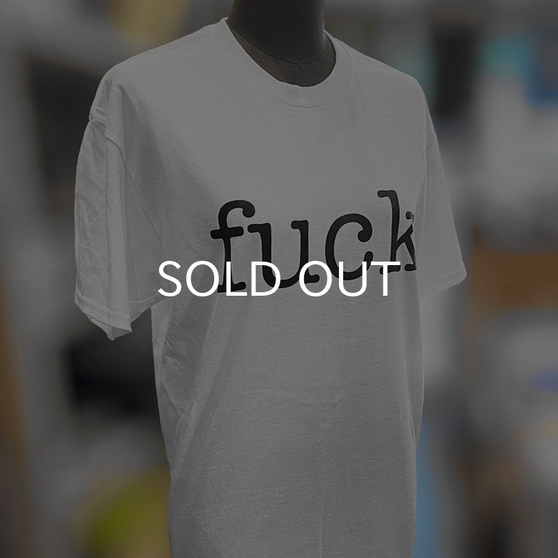 画像3: FUCK Tシャツ (WHITE) (3)