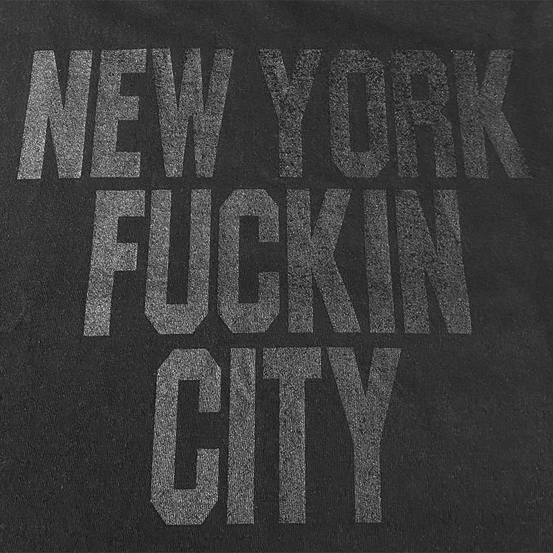 画像2: 【SALE】NEW YORK FUCKIN CITY Tシャツ (BLACK/BLACK) (2)