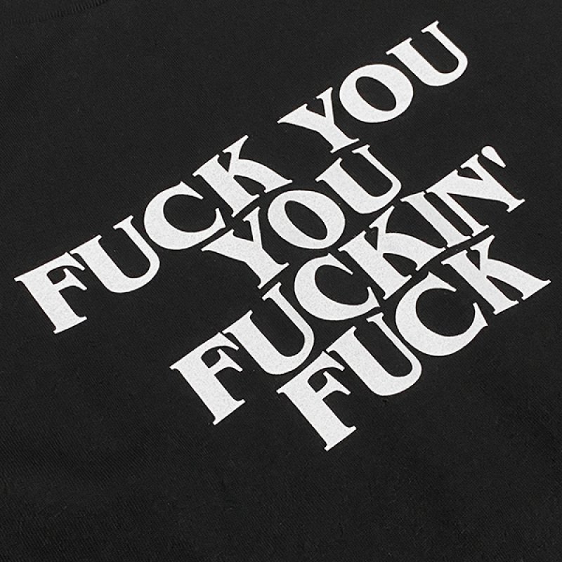 画像3: FUCK YOU YOU FUCKIN' FUCK Tシャツ (BLACK) (3)